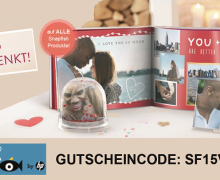 Valentinstags-Geschenktipp + Rabatt Gutschein von Snapfish