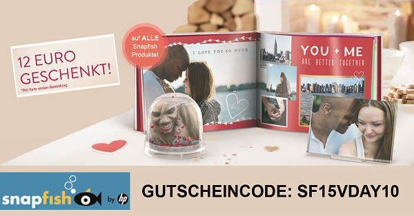 Valentinstags-Geschenktipp + Rabatt Gutschein von Snapfish